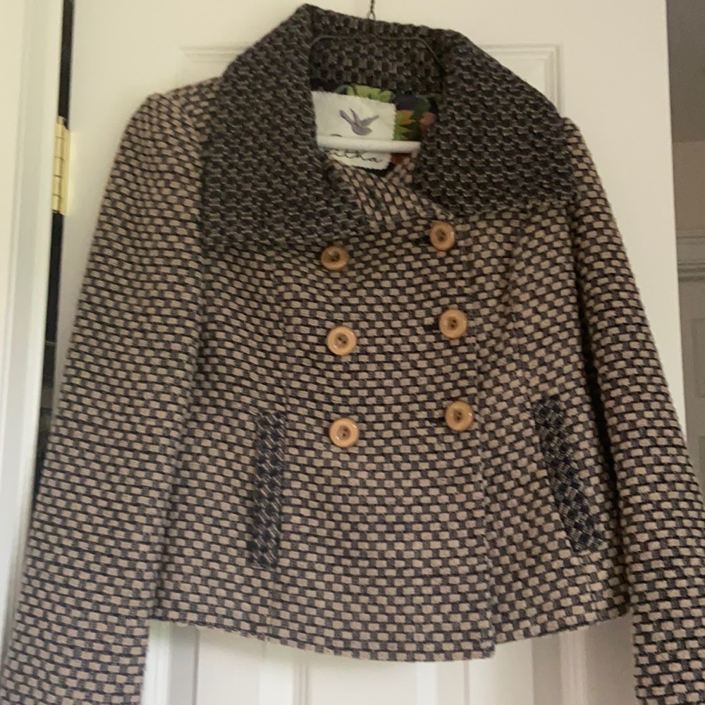 Short pea coat from ANTHROPLOGIE